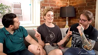 Charlie Forde Got Dicked Concerning 3some! Lucky David & Alex Cum Exceeding Her!